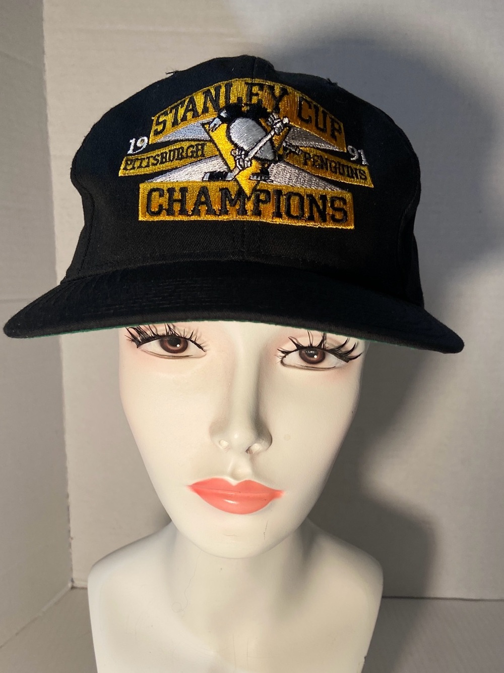 Vintage Pittsburgh Penguins 1991 Stanley Cup Cap